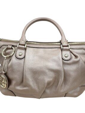 Gucci Diamante Ski Handbag Champagne Gold